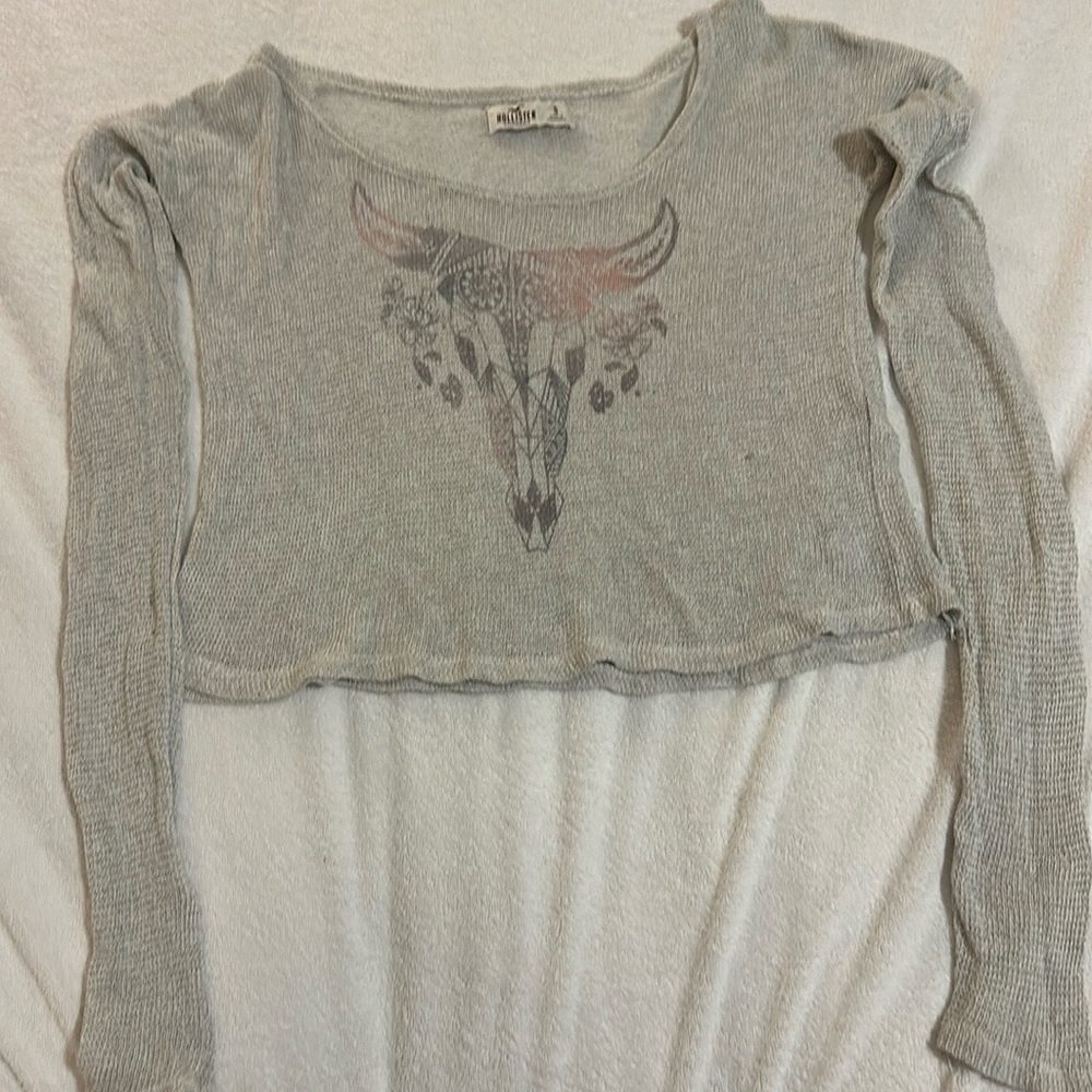 Hollister sweater crop tops
